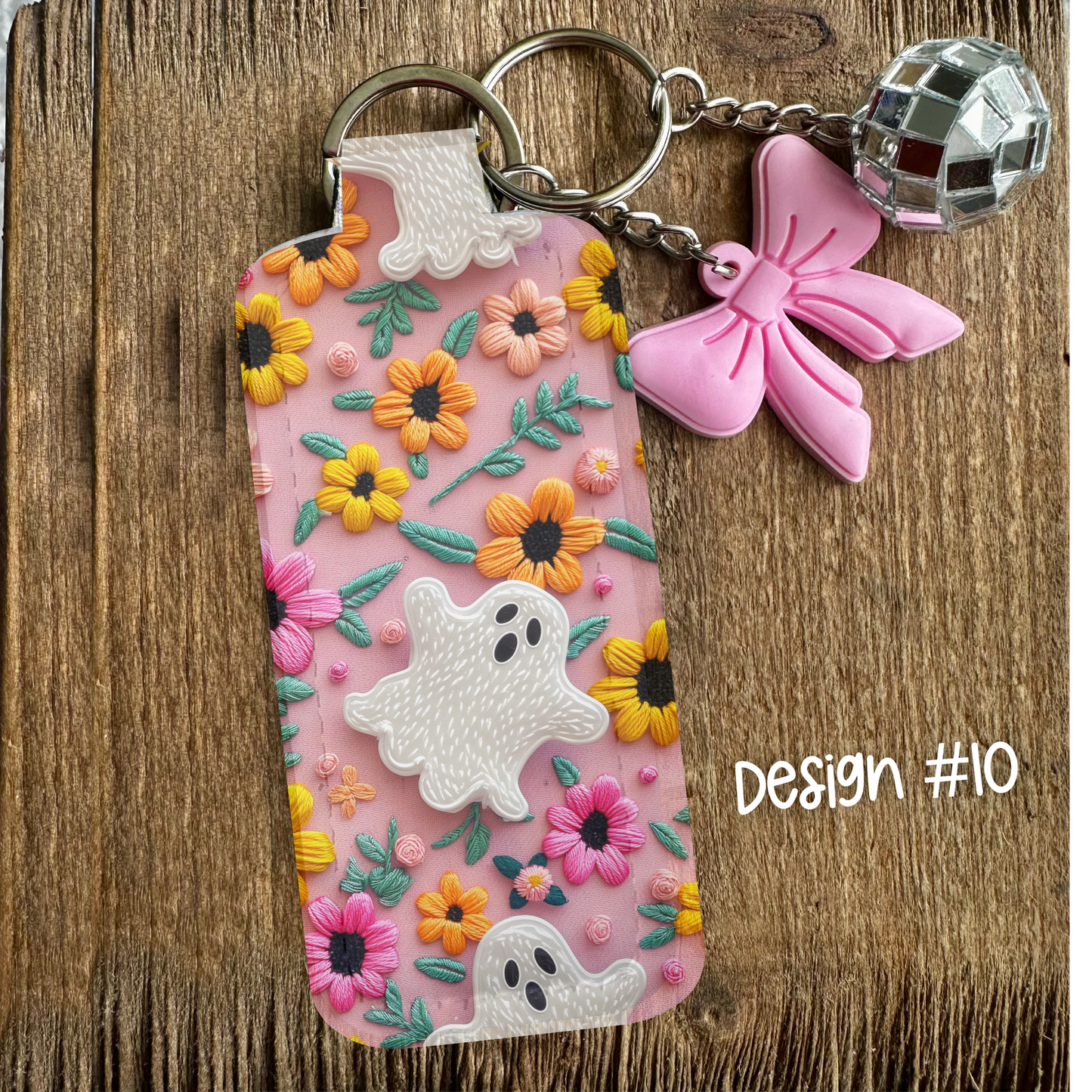 Lip Balm Keychain Holder with Free Lip Balm & Mystery Charms | Cute Bag Charm | Personalized Bag Charm - Free Shipping