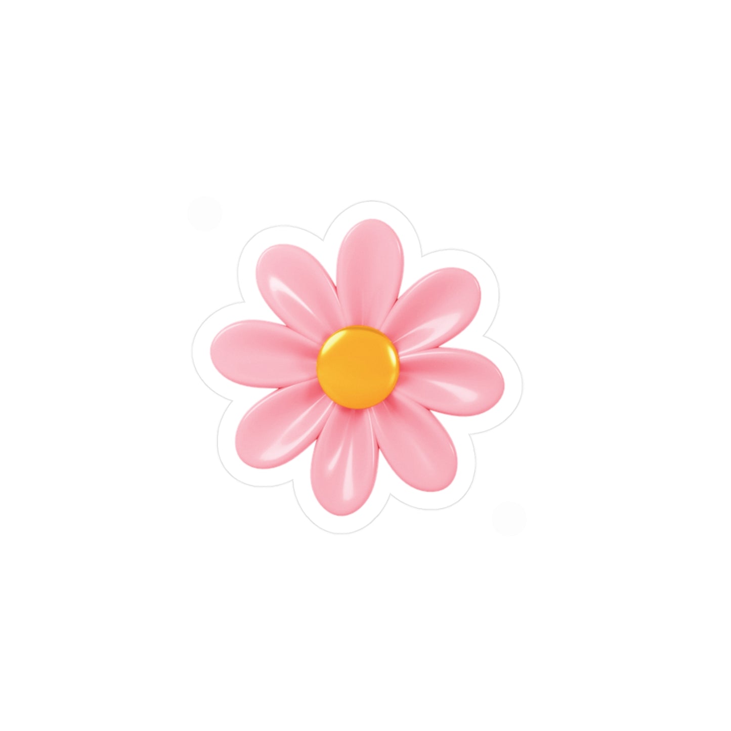 Cute Flower Decorative Sticker (waterproof) 2”x2”
