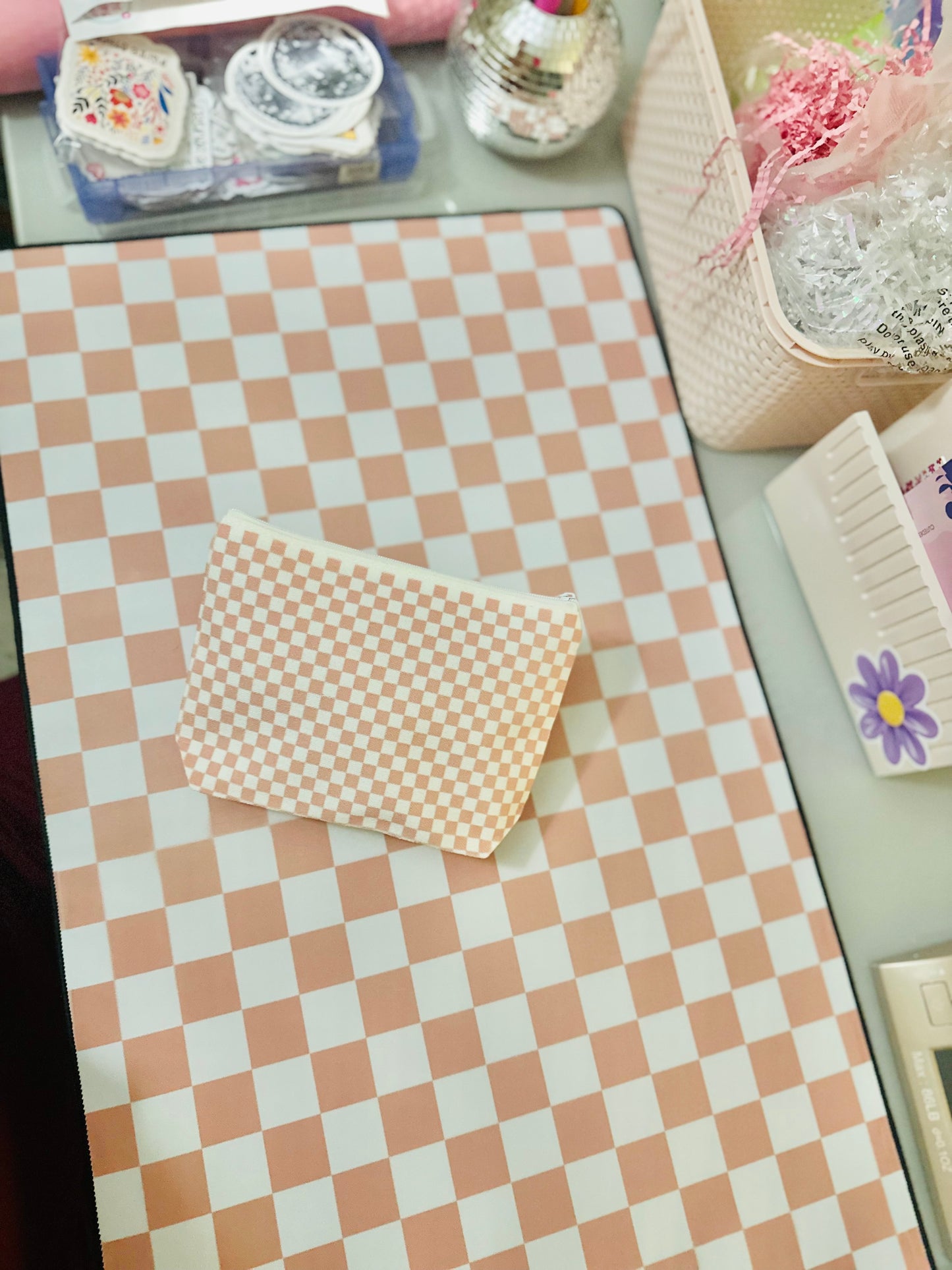 Pouch / Pencil Case Matching Desk Mat Design