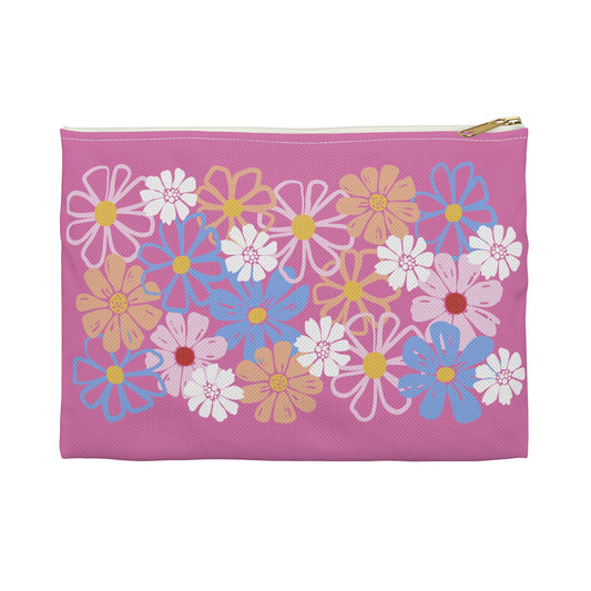 Floral Accessory Pouch | Colorful Makeup Bag for Spring Celebrations