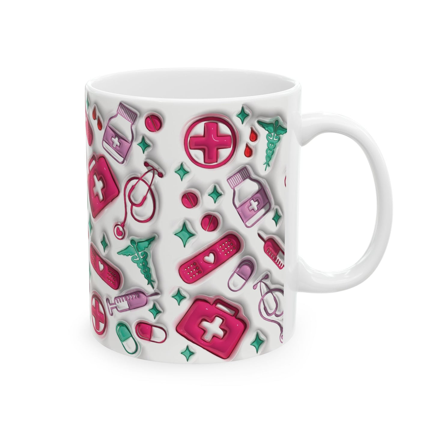 Coffee Mug (11oz) - Cute Nurse Mug