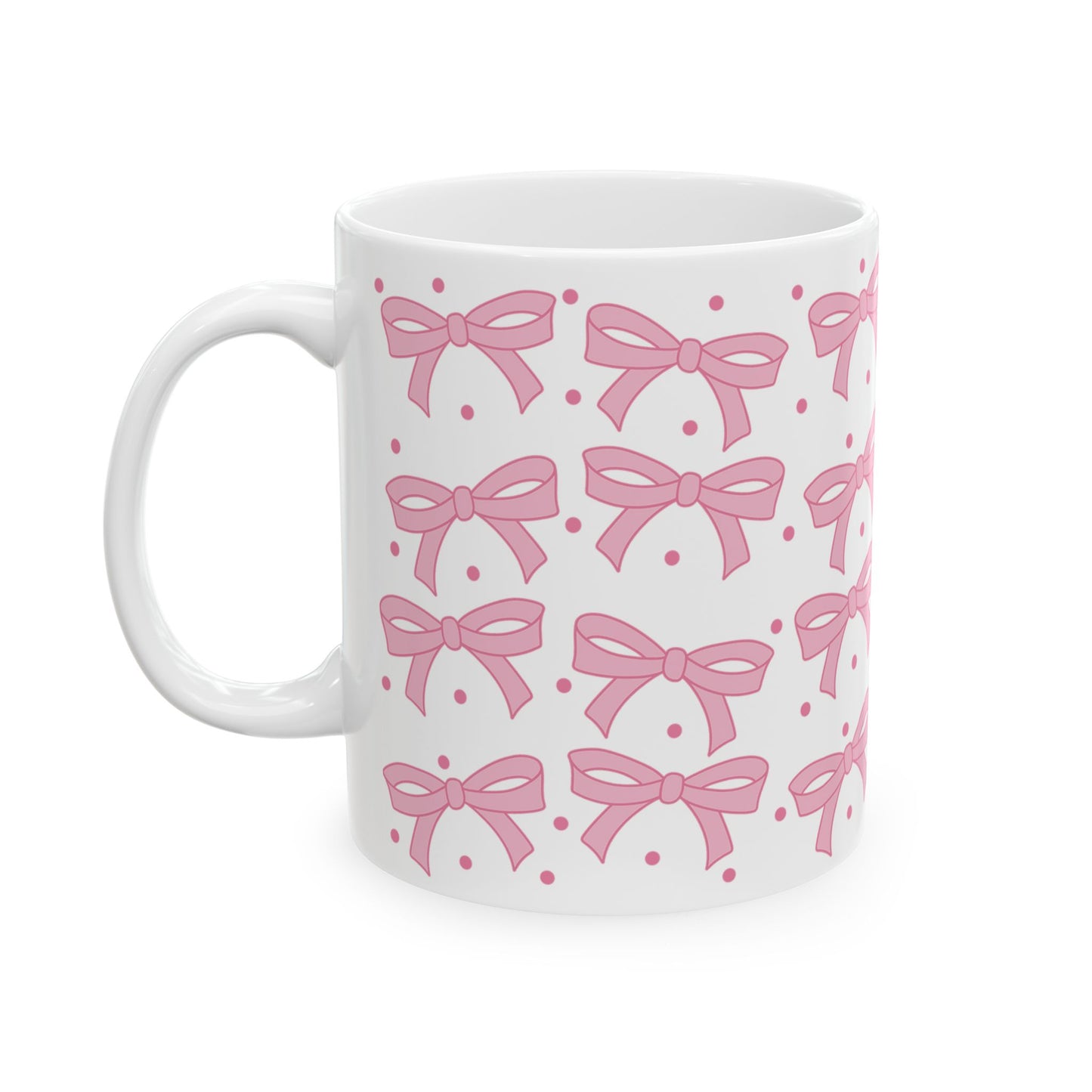 Coffee Mug (11oz) - Coquette Bows Cute Coffee Mug