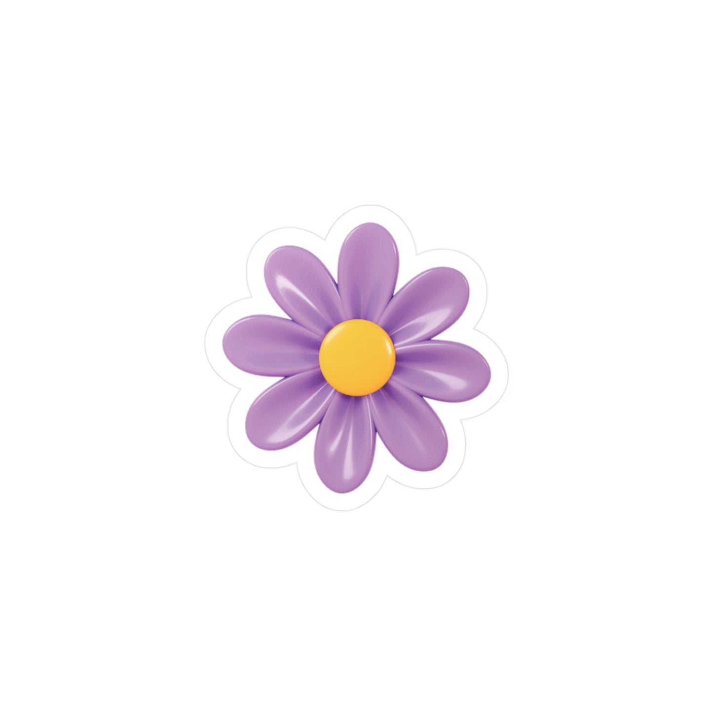 Cute Flower Decorative Sticker (waterproof) 2”x2”