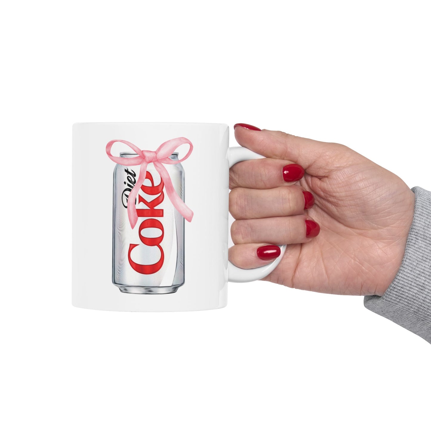 Diet Coke Coquette Ceramic Mug, (11oz)