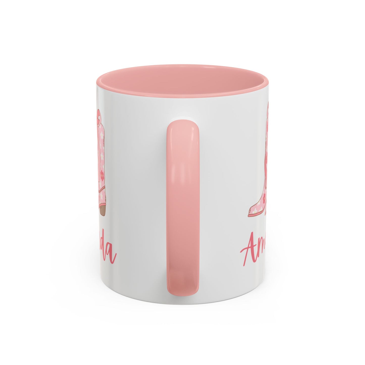 Personalized Coquette Cowgirl Boots Coffee Mug (11oz)