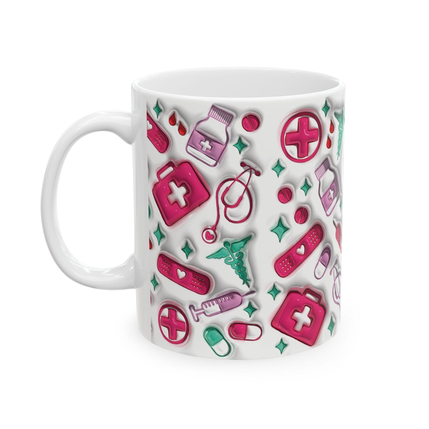 Coffee Mug (11oz) - Cute Nurse Mug