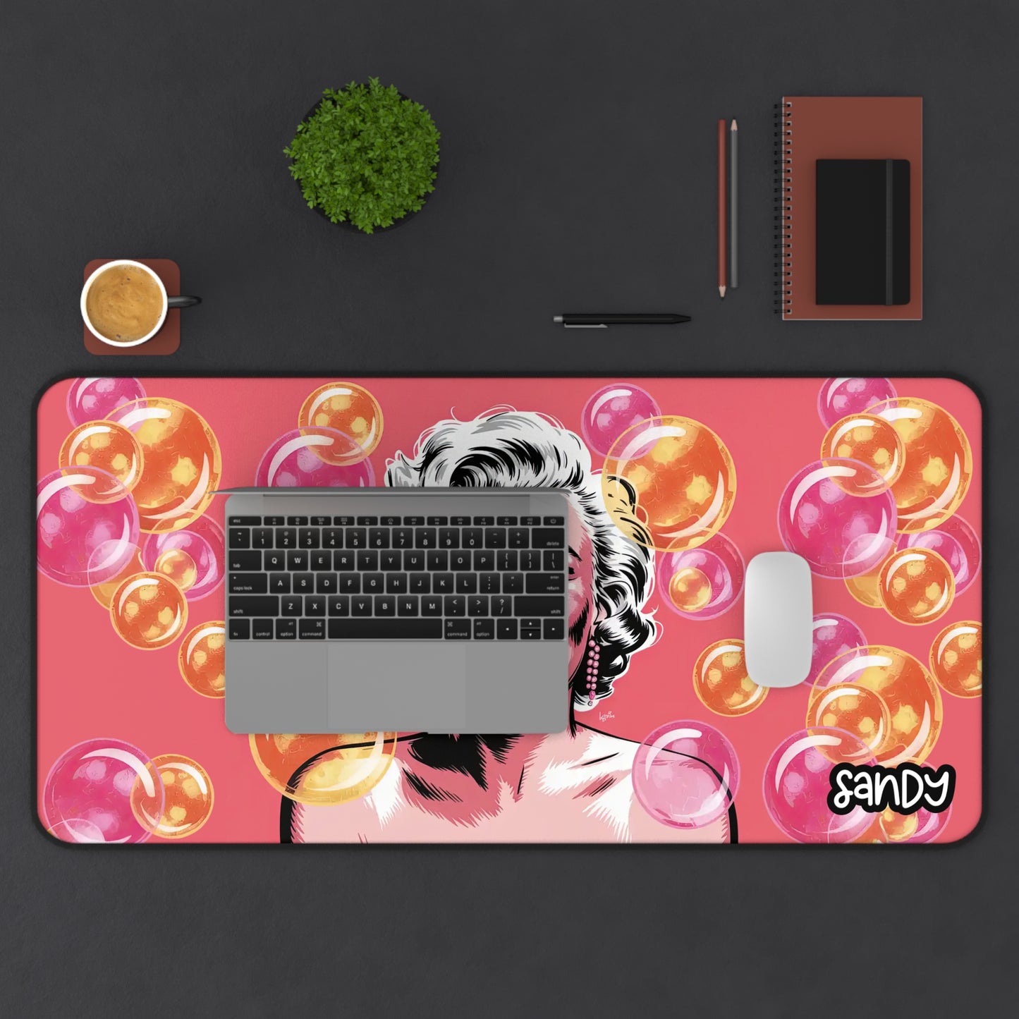 Pop Art Desk Mat | Marylin Desk Mat | Retro Mousepad