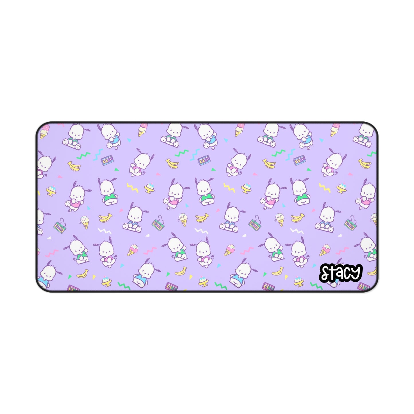 Cute Pochacco Desk Mat, Cute Desk Mat for Gamers, Office Decor, Gift for Students, Work from Home Essential, Kawaii Mouse Pad
