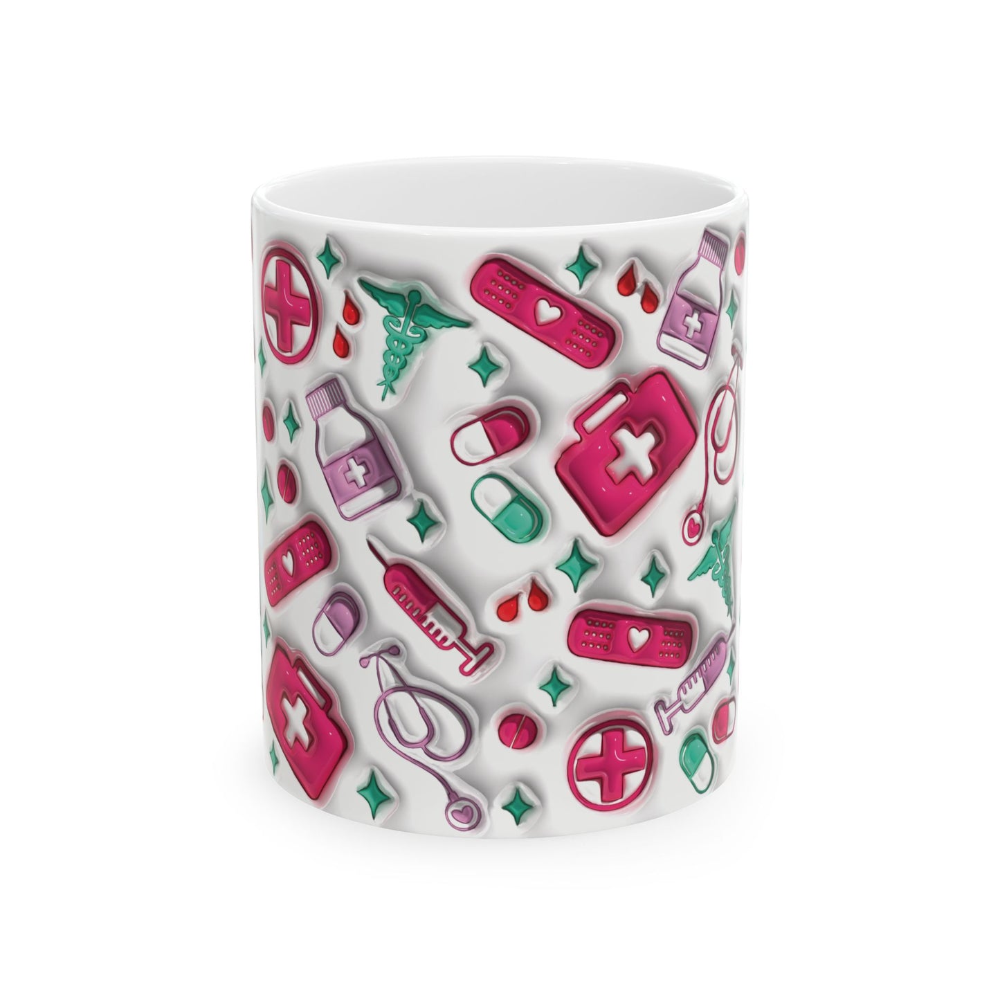 Coffee Mug (11oz) - Cute Nurse Mug