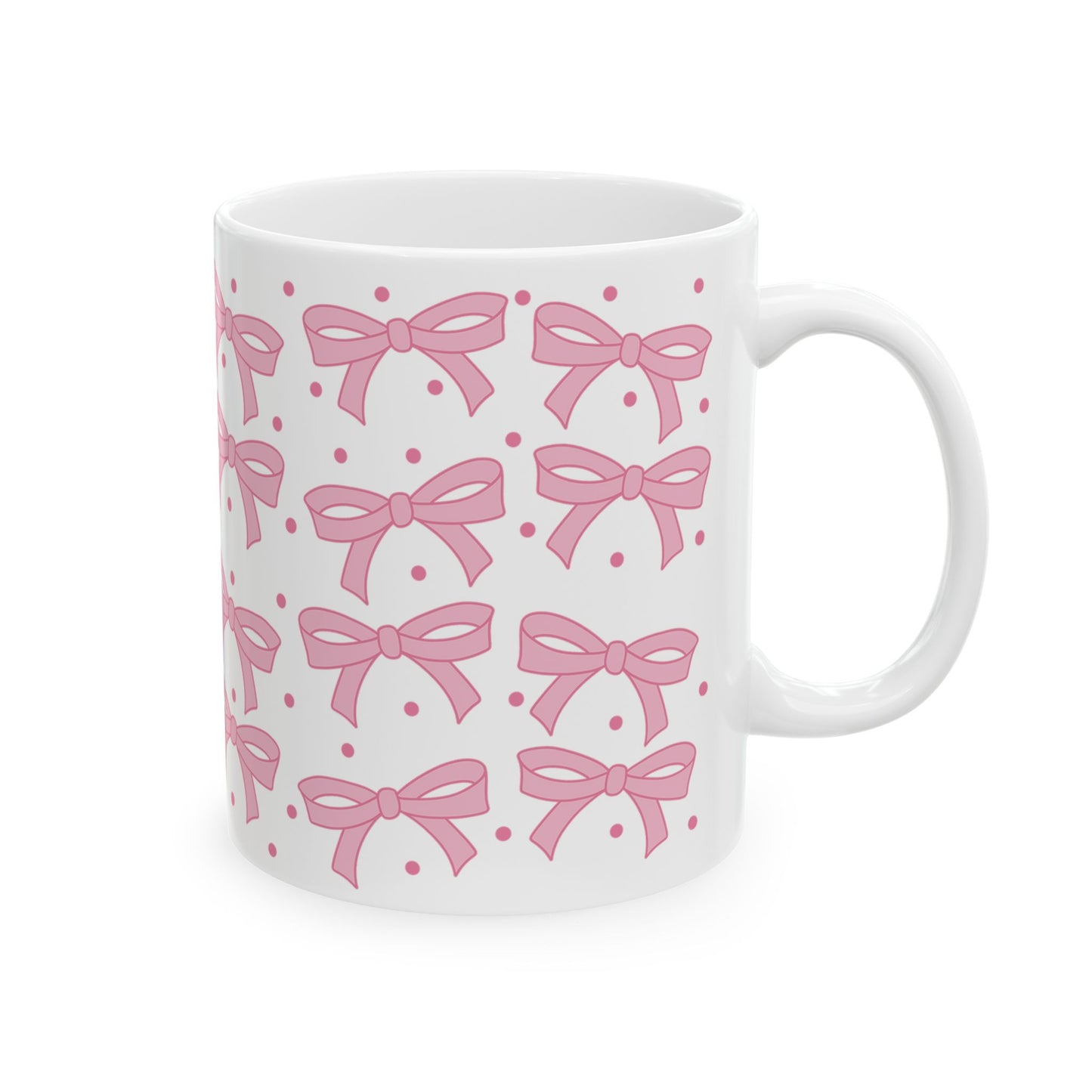 Coffee Mug (11oz) - Coquette Bows Cute Coffee Mug