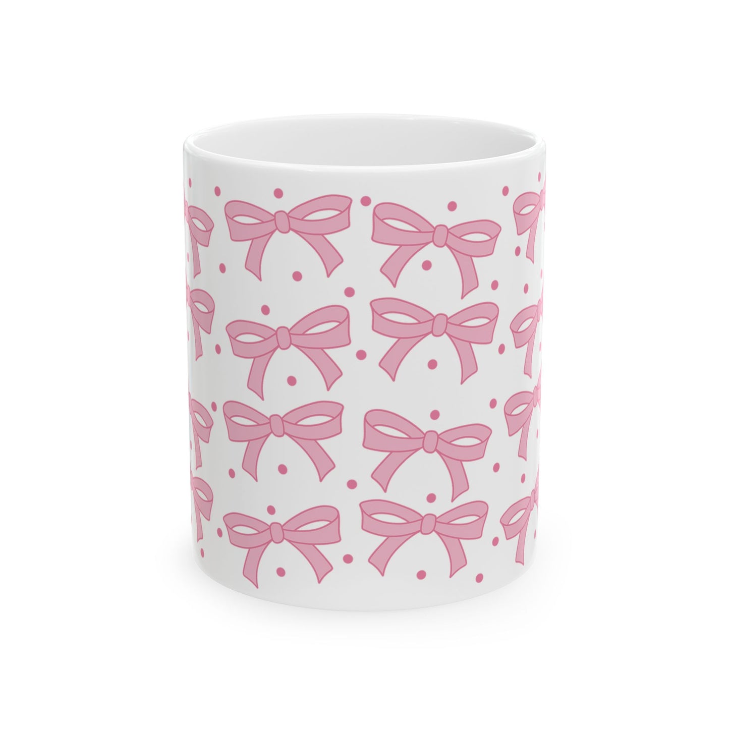 Coffee Mug (11oz) - Coquette Bows Cute Coffee Mug