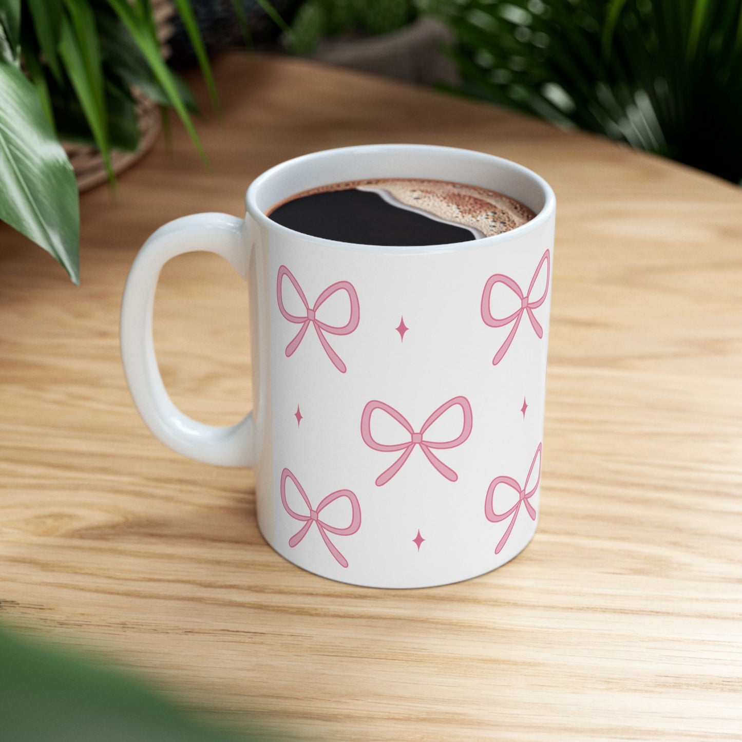 Coffee Mug (11oz) - Cute Coquette Bow