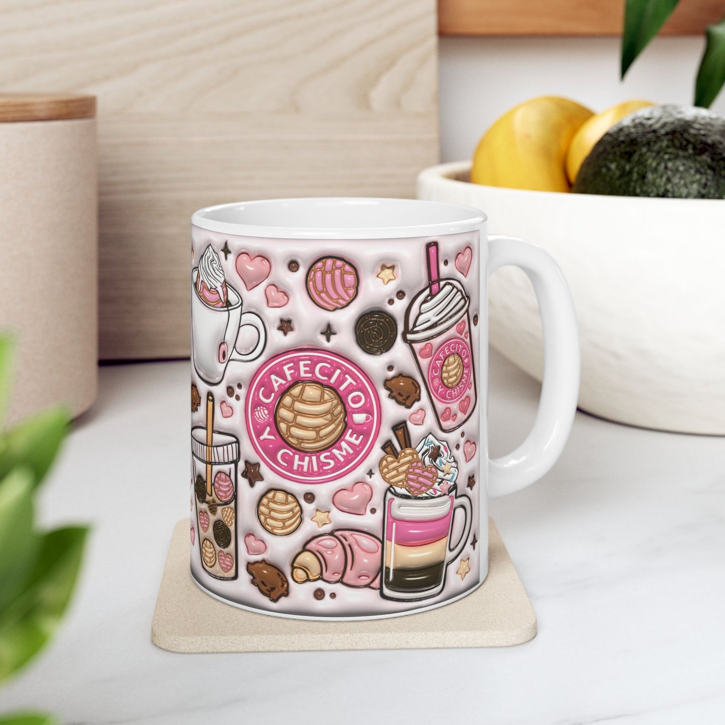 Coffee Mug (11oz) - Cafesito & Chisme