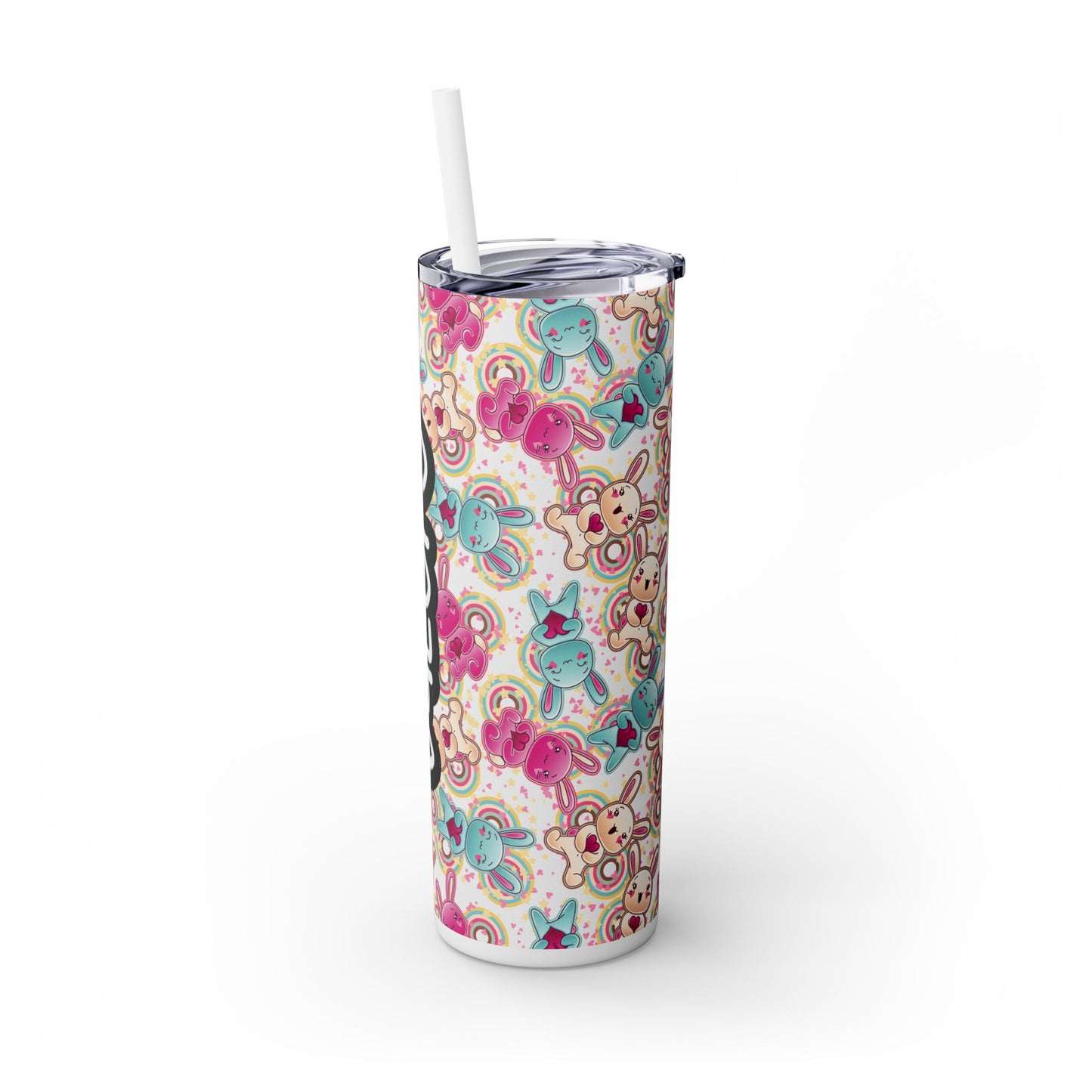 Personalized Skinny Tumbler with Straw, 20oz