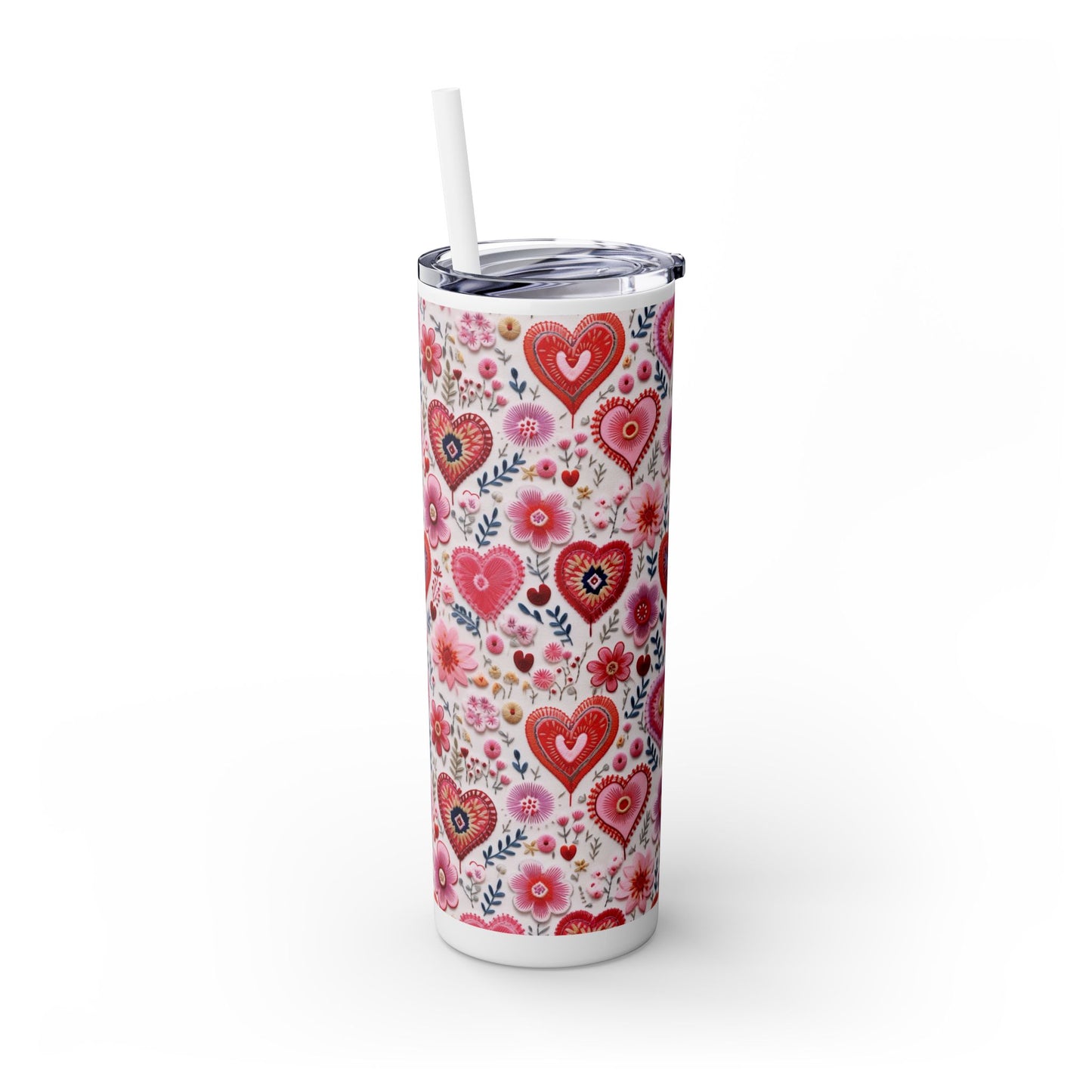 Floral Hearts Tumbler