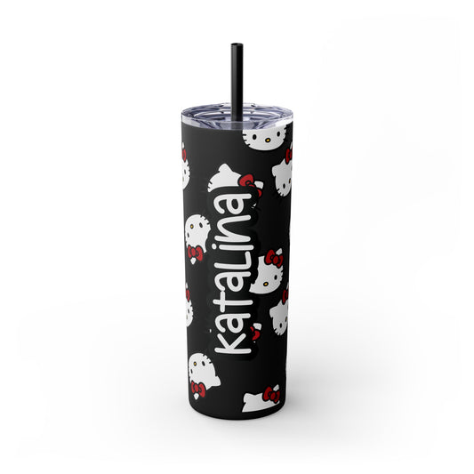 Personalized Hello Kitty Tumbler with Straw, 20oz
