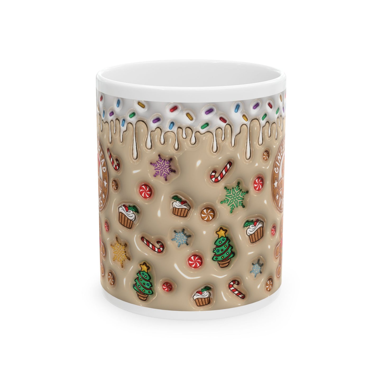 Christmas Ceramic Mug, (11oz)