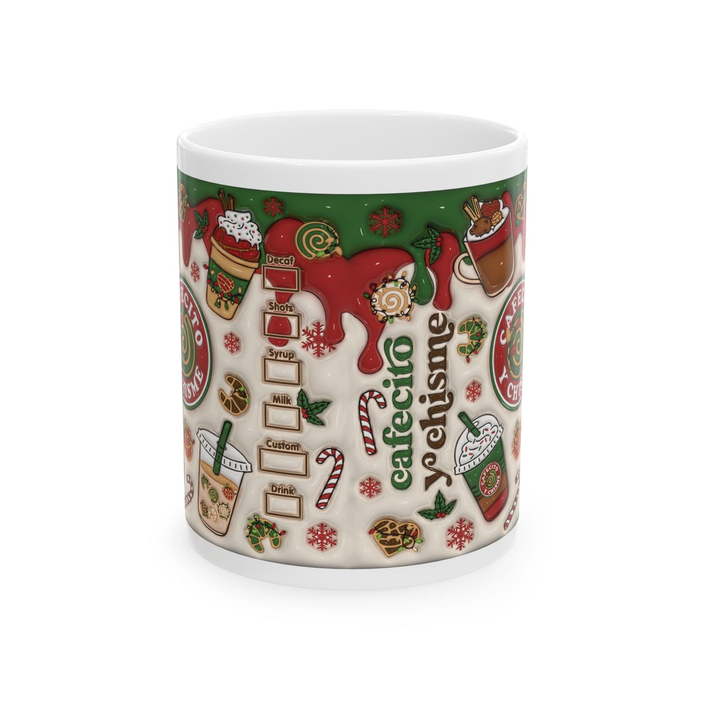 Christmas Ceramic Mug, (11oz)