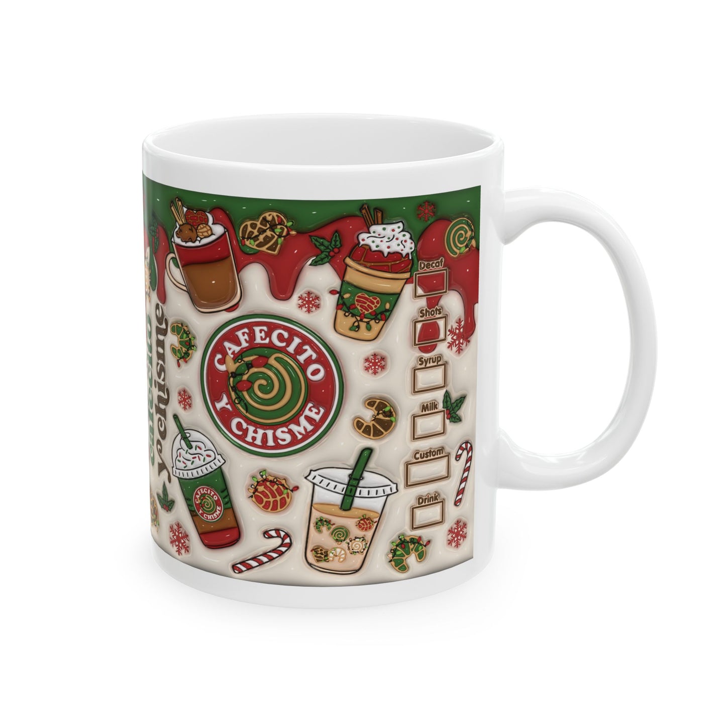 Christmas Ceramic Mug, (11oz)