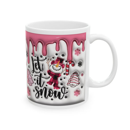 Christmas Ceramic Mug, (11oz)