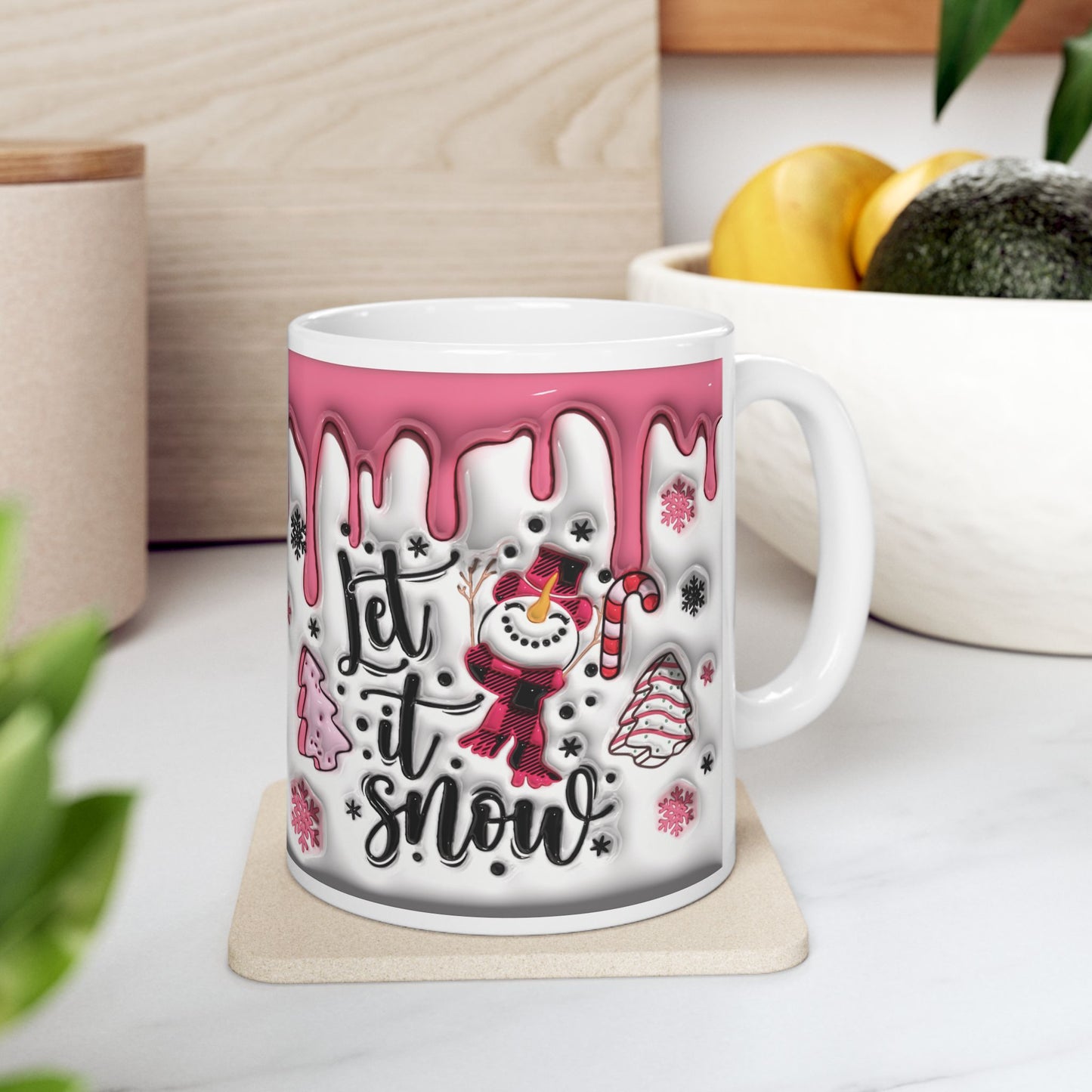 Christmas Ceramic Mug, (11oz)
