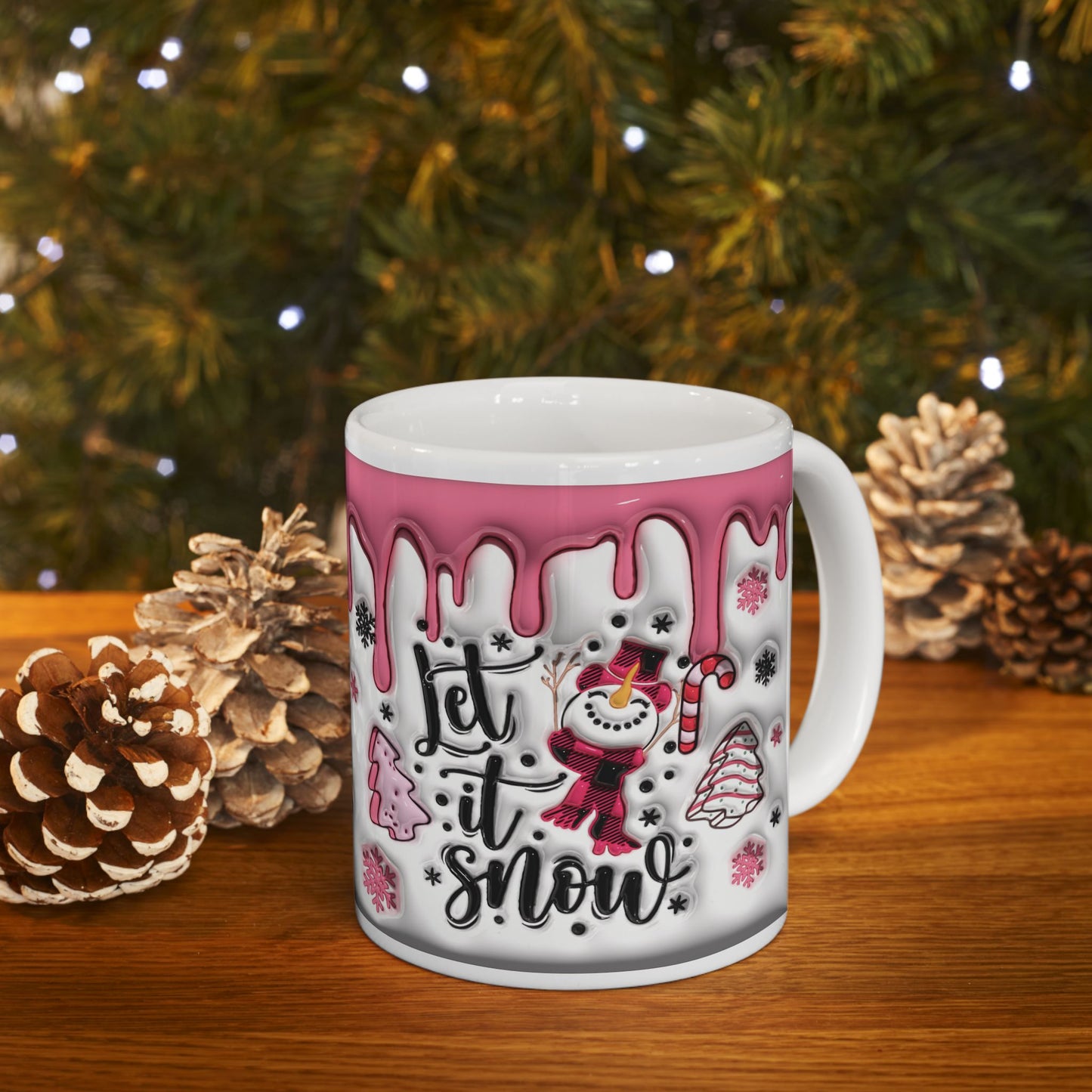 Christmas Ceramic Mug, (11oz)