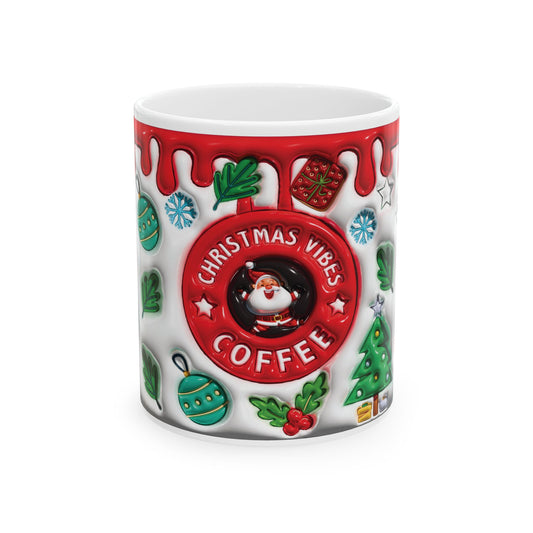 Christmas Ceramic Mug, (11oz)