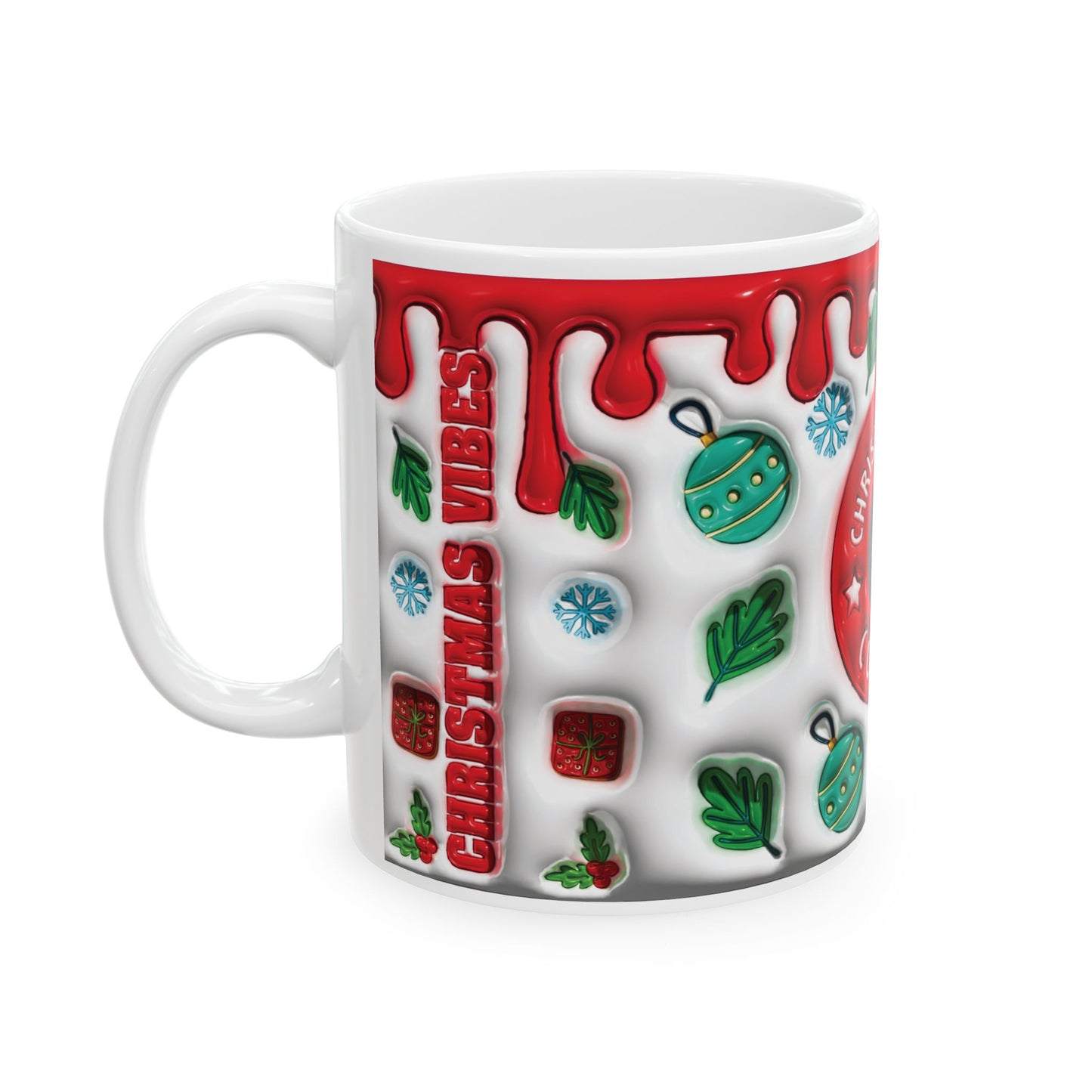 Christmas Ceramic Mug, (11oz)