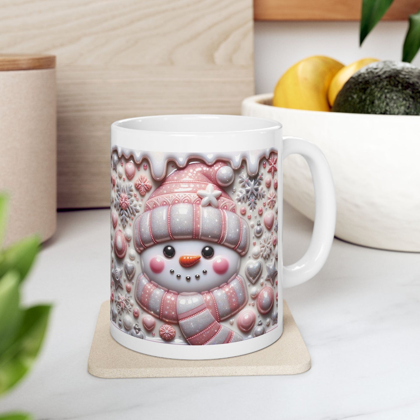 Christmas Ceramic Mug, (11oz)