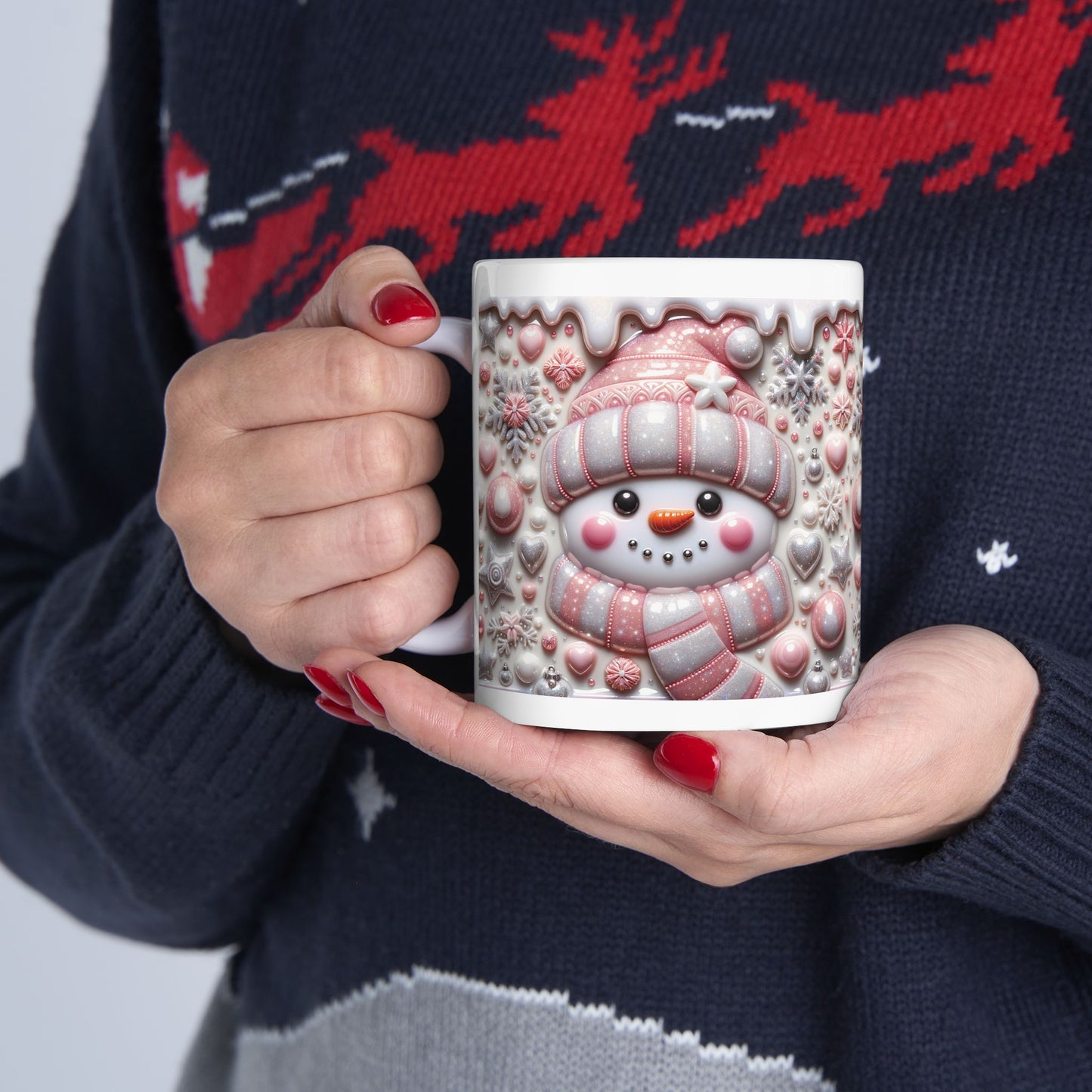 Christmas Ceramic Mug, (11oz)