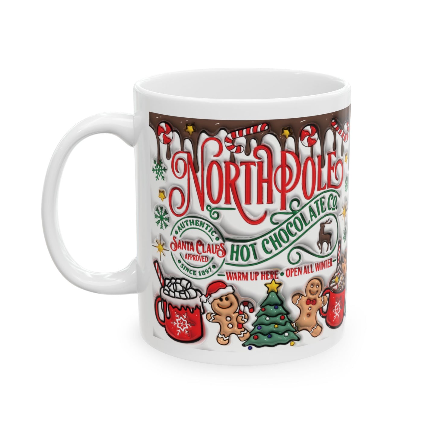 Christmas Ceramic Mug, (11oz)