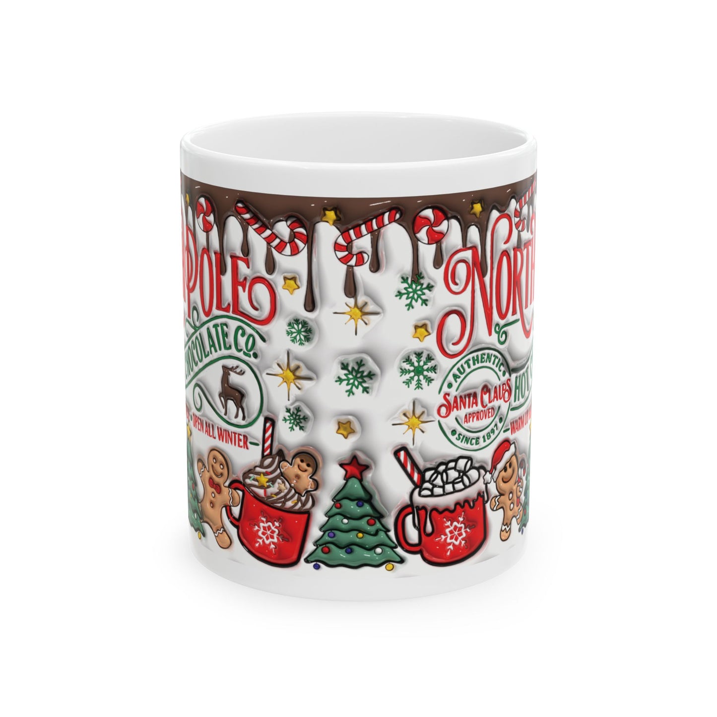 Christmas Ceramic Mug, (11oz)