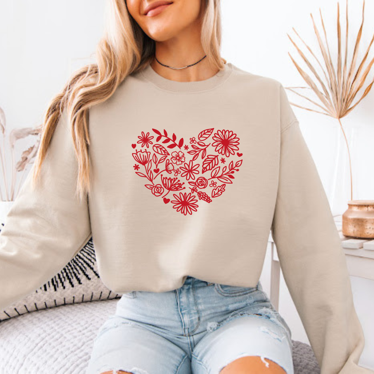 Valentine’s Sweatshirt for Women | Various Colors Available