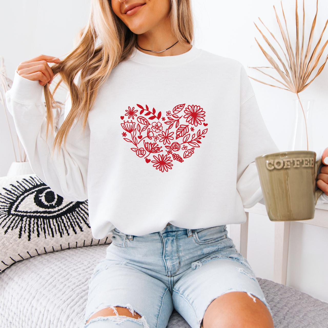 Valentine’s Sweatshirt for Women | Various Colors Available