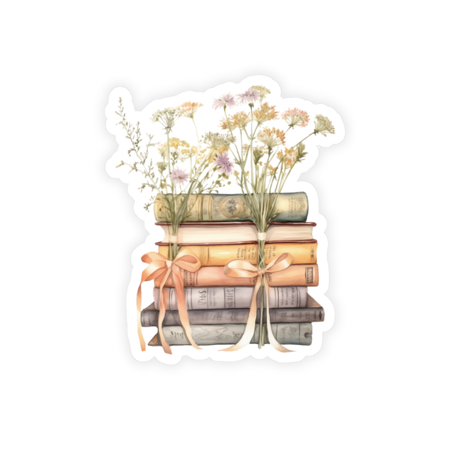 Book Art Sticker (water proof) 3”x4”
