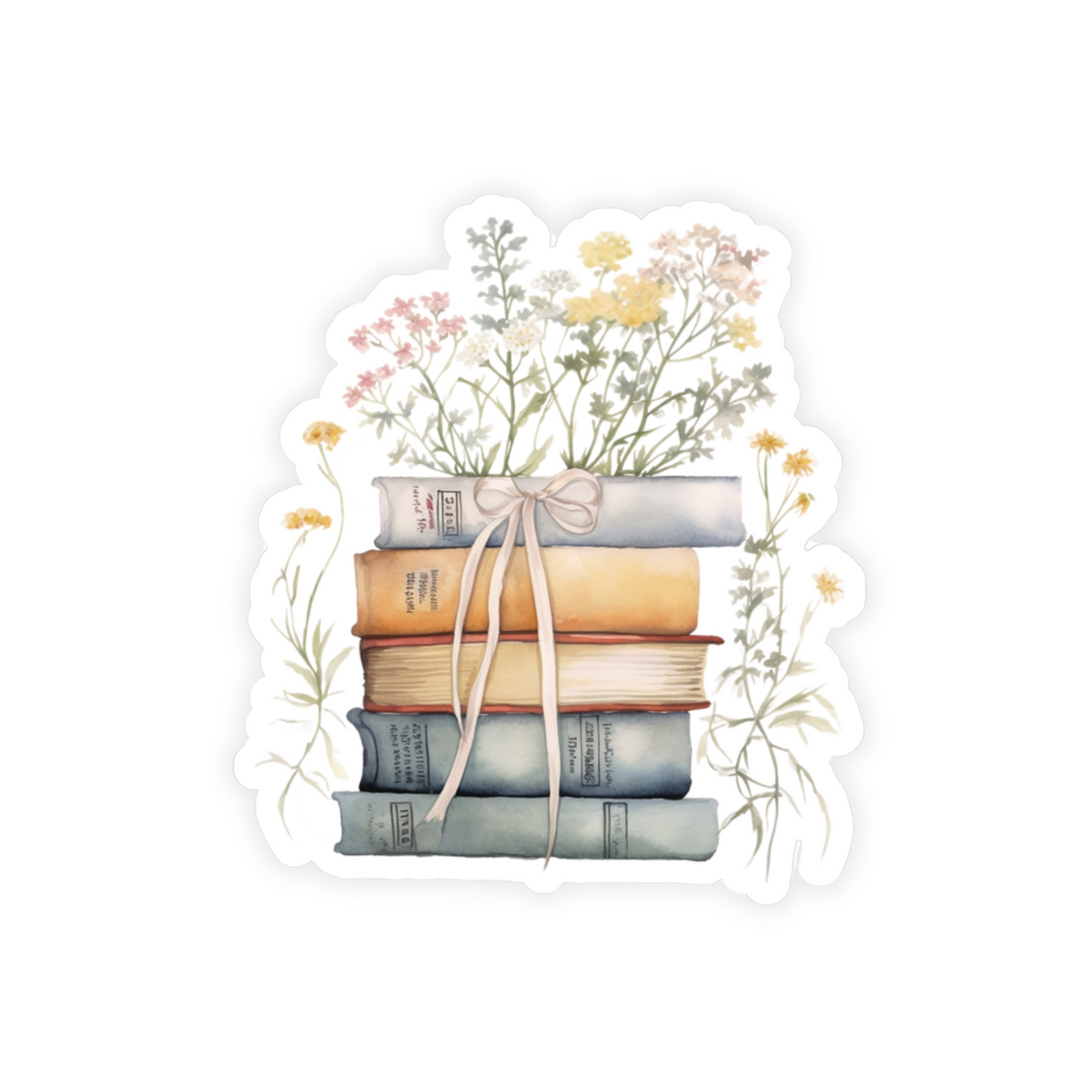 Book Art Sticker (water proof) 3”x4”