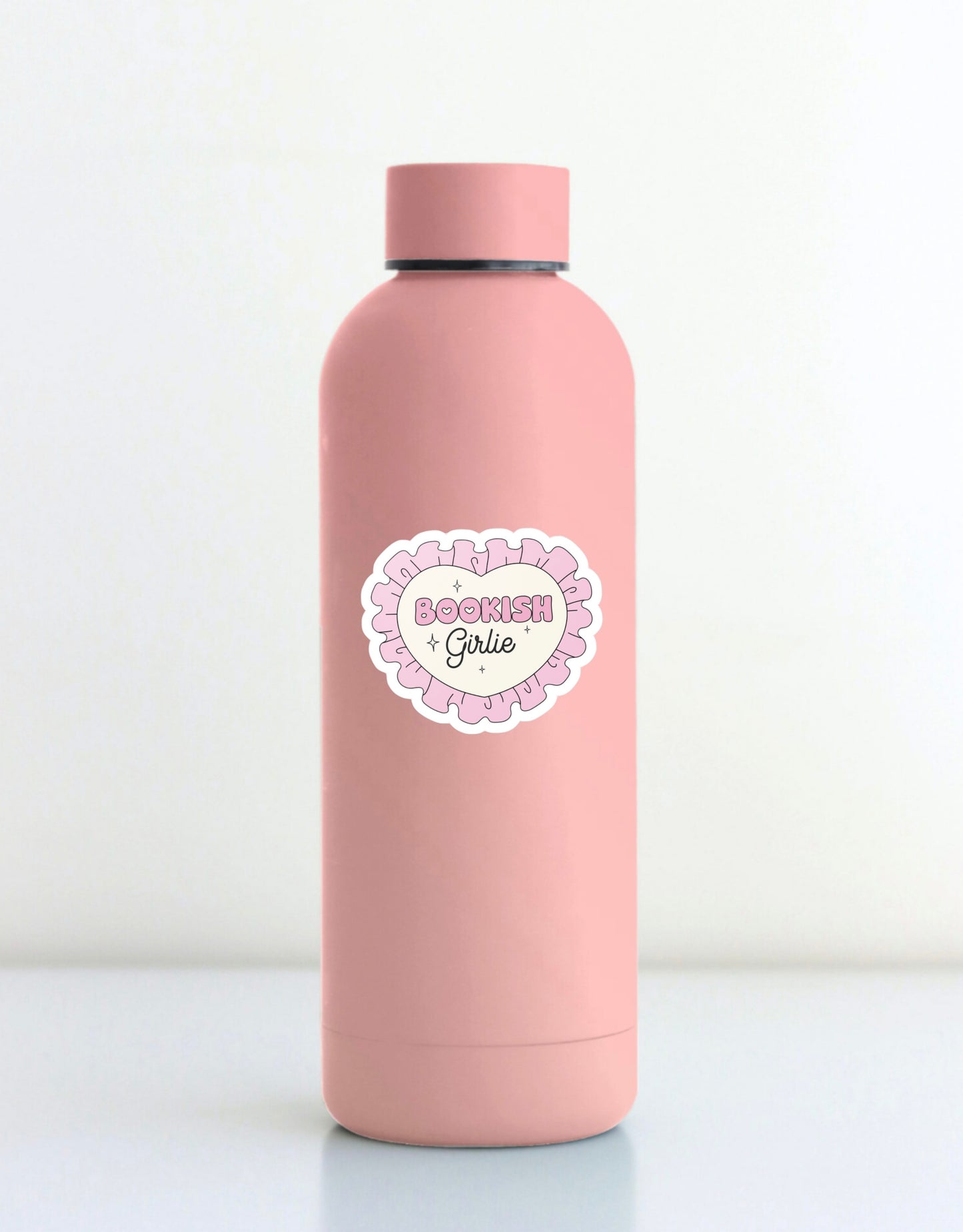 Coquette Bookish Girlie Sticker (water proof) 3”x4”