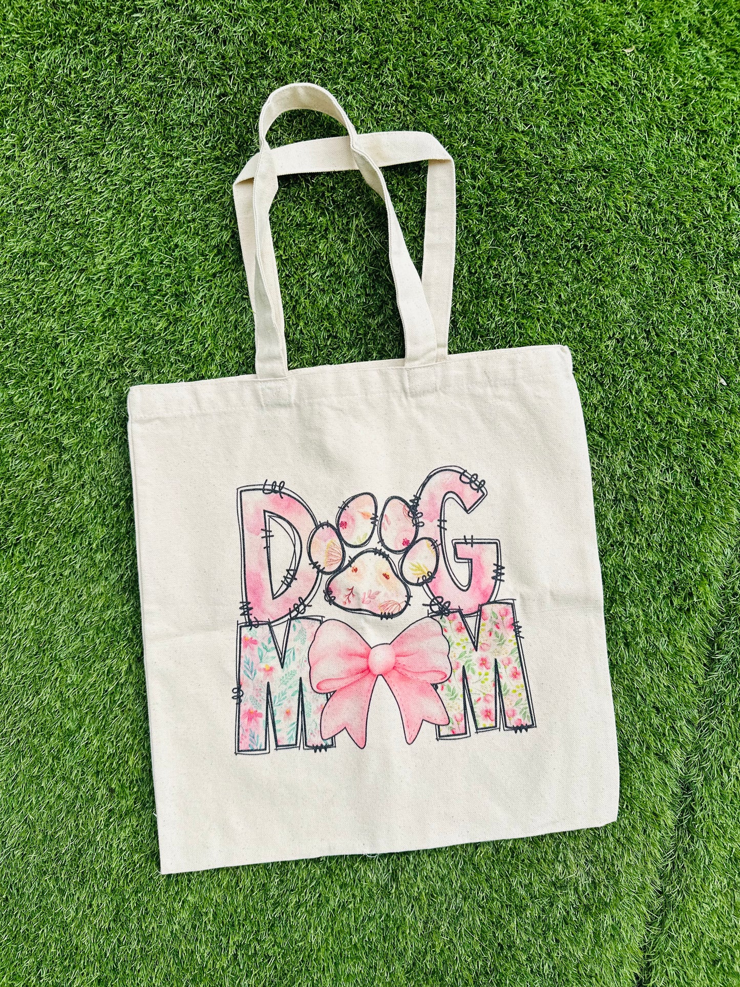 Dog Mom Tote Bag