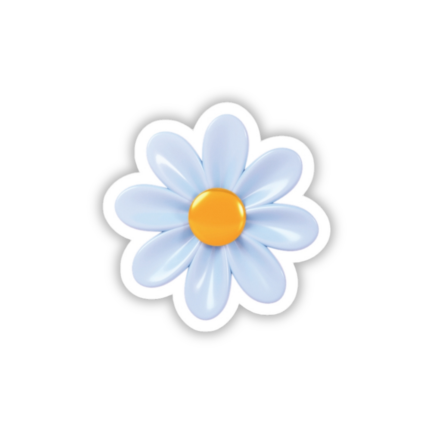 Cute Flower Decorative Sticker (waterproof) 2”x2”