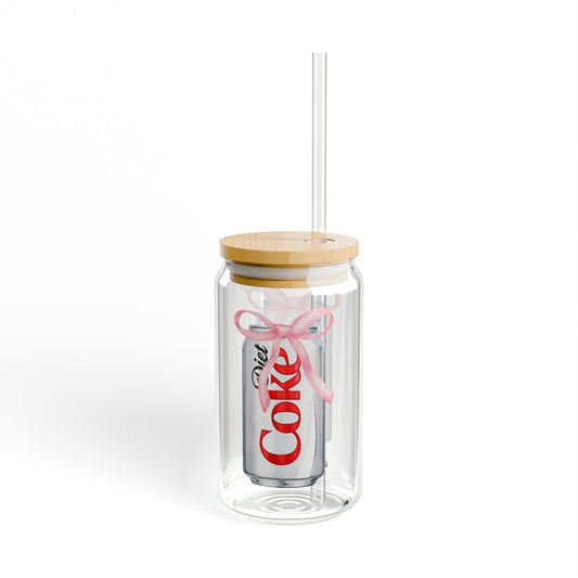 Diet Coke Glass Cup, 16oz