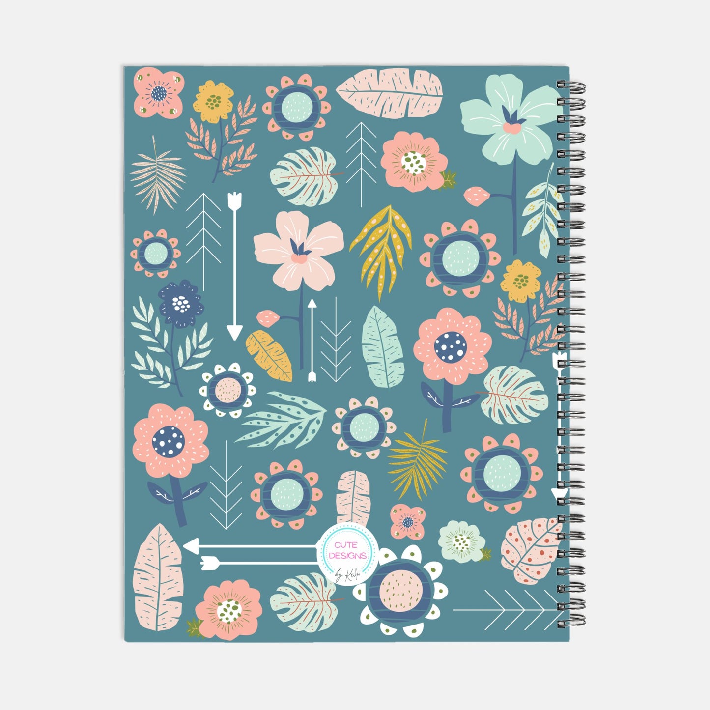 8.5 x 11 Personalized 2025 Planner Hardcover Spiral