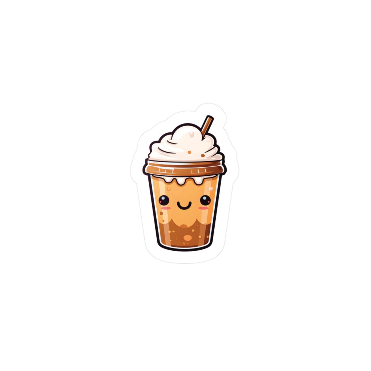 Cute Coffee Sticker (waterproof)