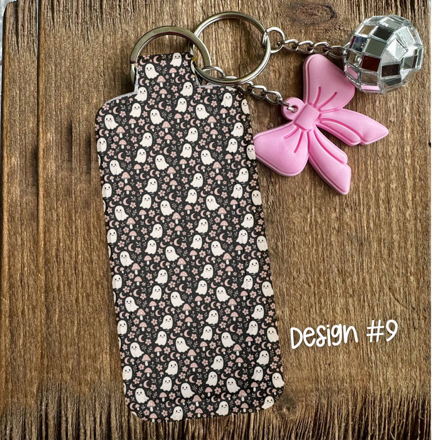 Lip Balm Keychain Holder with Free Lip Balm & Mystery Charms | Cute Bag Charm | Personalized Bag Charm - Free Shipping
