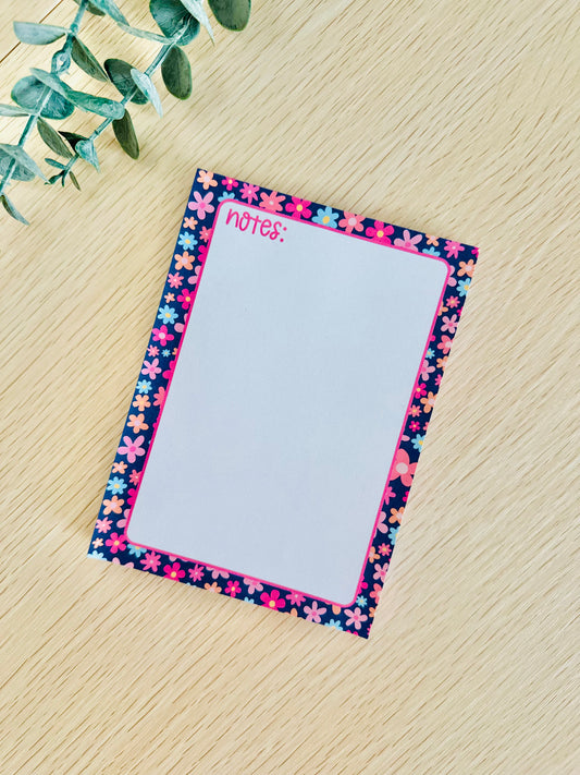 Daisy Flower Note Pads - Bright & Colorful Notepad for Everyday Use