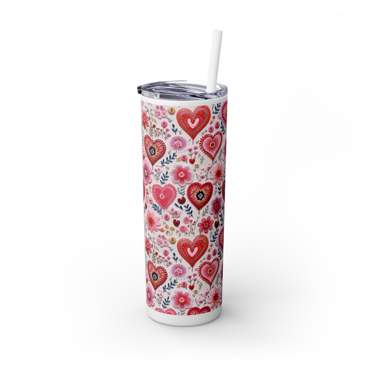 Floral Hearts Tumbler