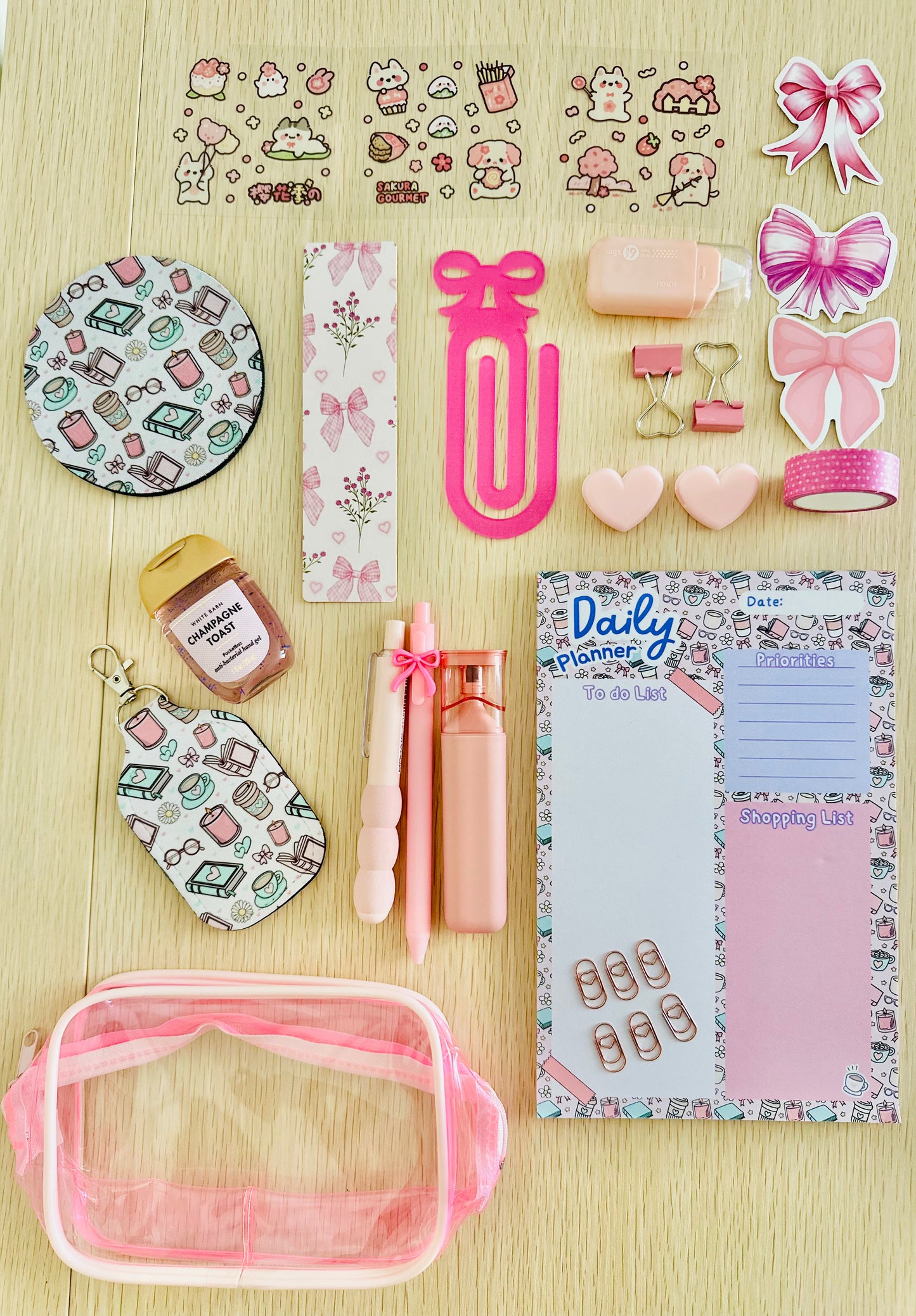 💝 Organized Babe Desk Kit Mystery Box — 27 Curated Items for a Cute Desk Glow‑Up