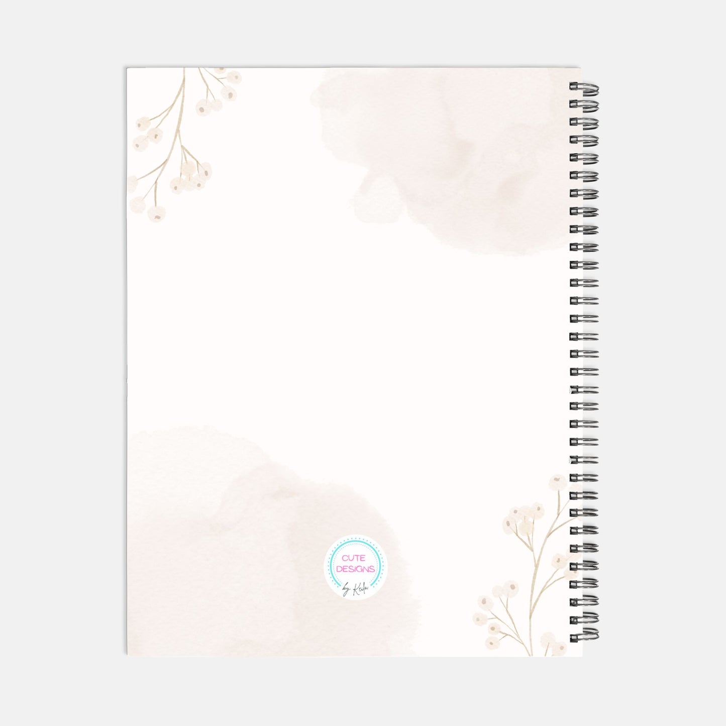 8.5 x 11 Personalized 2025 Planner Hardcover Spiral