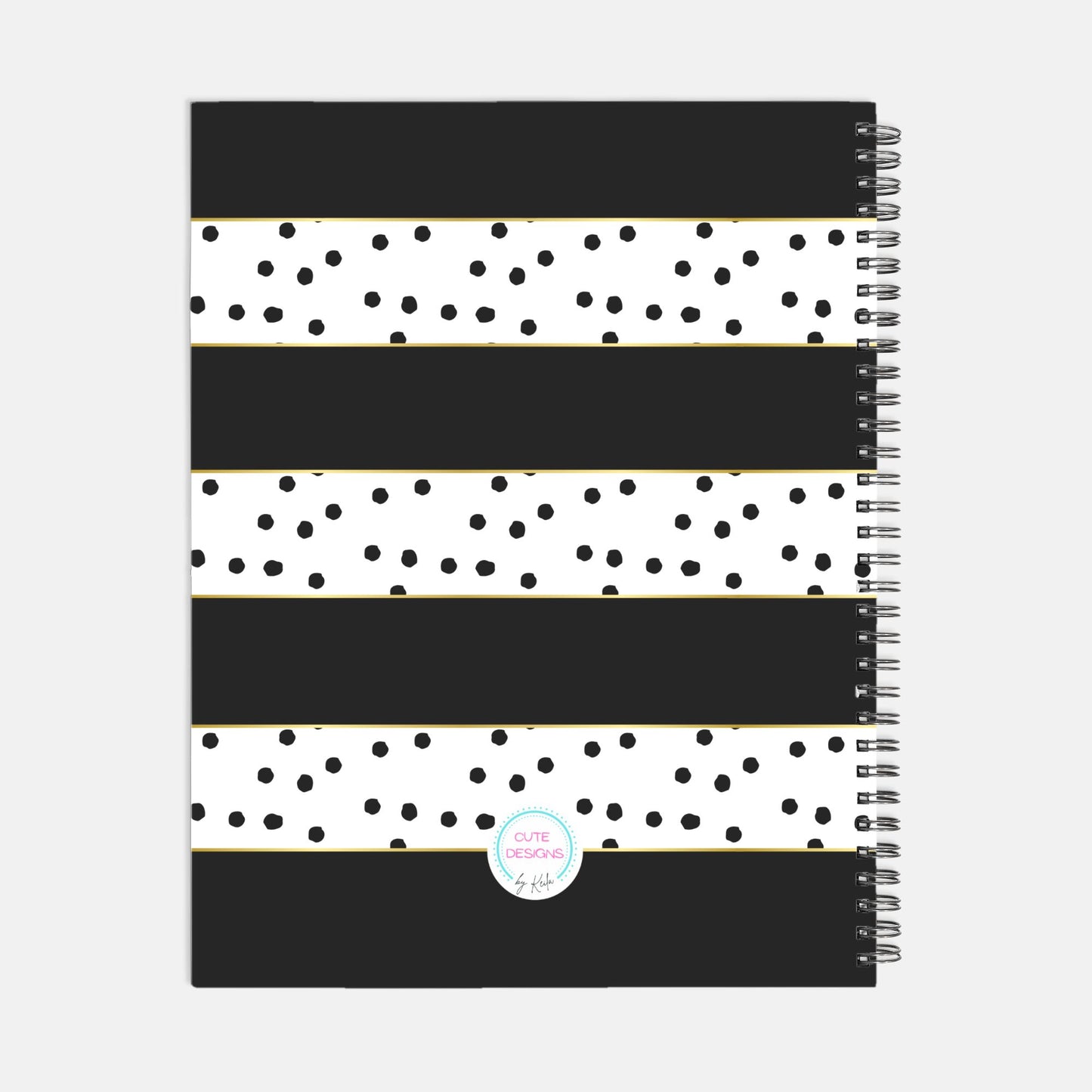 8.5 x 11 Personalized 2025 Planner Hardcover Spiral