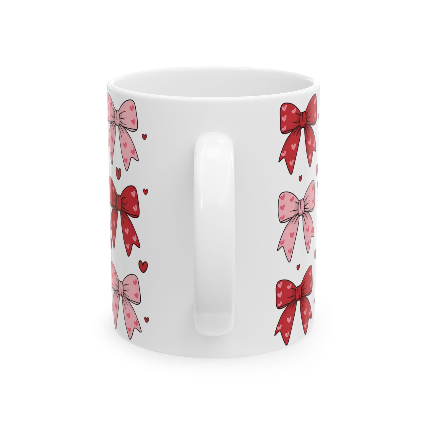 Coffee Mug (11oz) - Valentine’s Coquette Bows