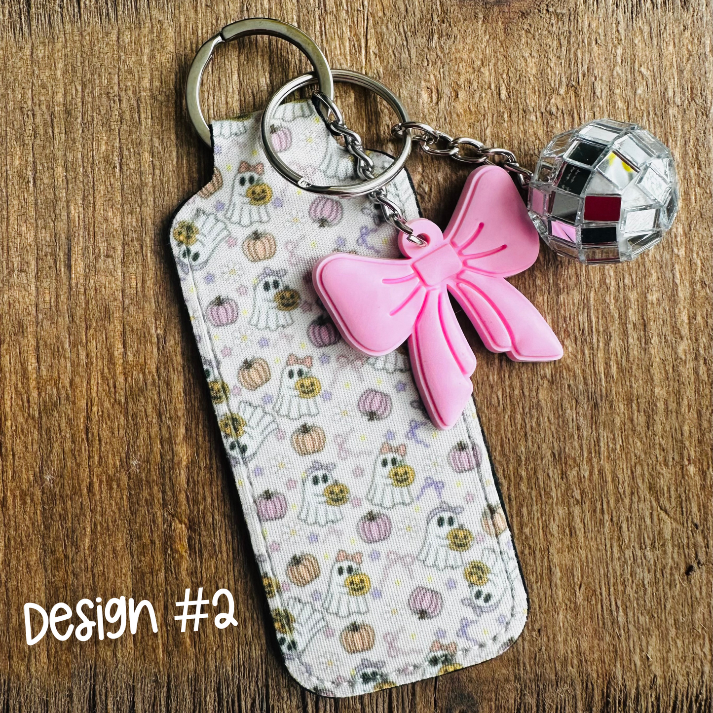 Lip Balm Keychain Holder with Free Lip Balm & Mystery Charms | Cute Bag Charm | Personalized Bag Charm - Free Shipping